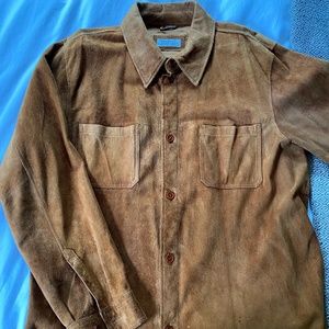 Barneys New York Suede Shirt/Jacket